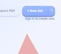 Start a new set, on a computer